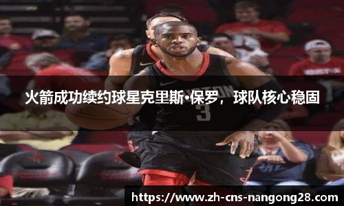 火箭成功续约球星克里斯·保罗，球队核心稳固